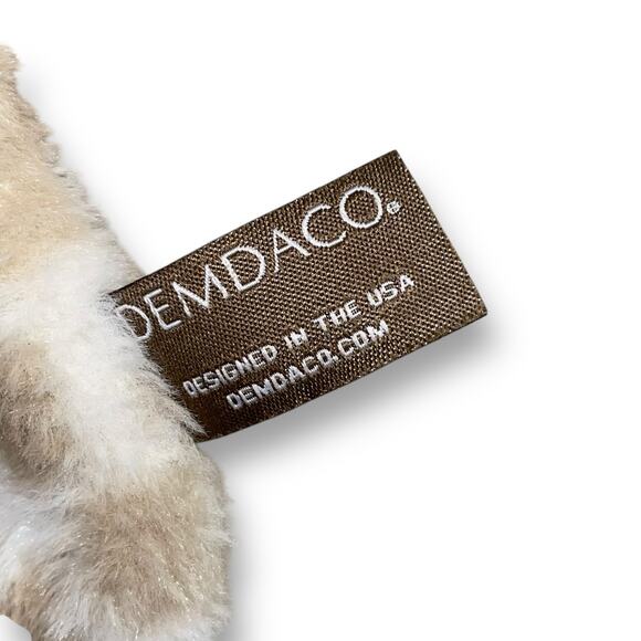 Demdaco Lovey Giraffe Baby Security Blanket Rattle Colby Plush Nursery 14" - Picture 7 of 8